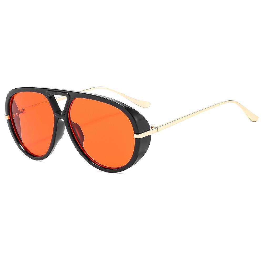 Irregular Large Frame Sunglasses Shades Pilot Multicolor Lenses Eyewear Leopard Print Lightweight Uv400 Sun Glasses Beachside