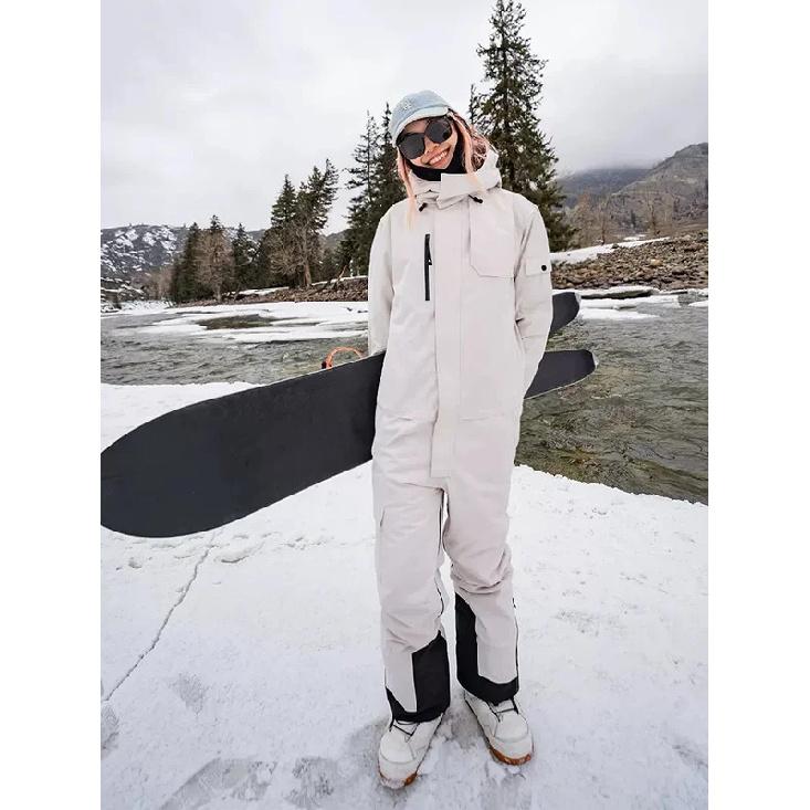 Airpose One-piece Ski Suit Waterproof  Breathable Snowboard Winter Workwear Pants Ski Jacket Women Men Snow Clothes skiing suit
