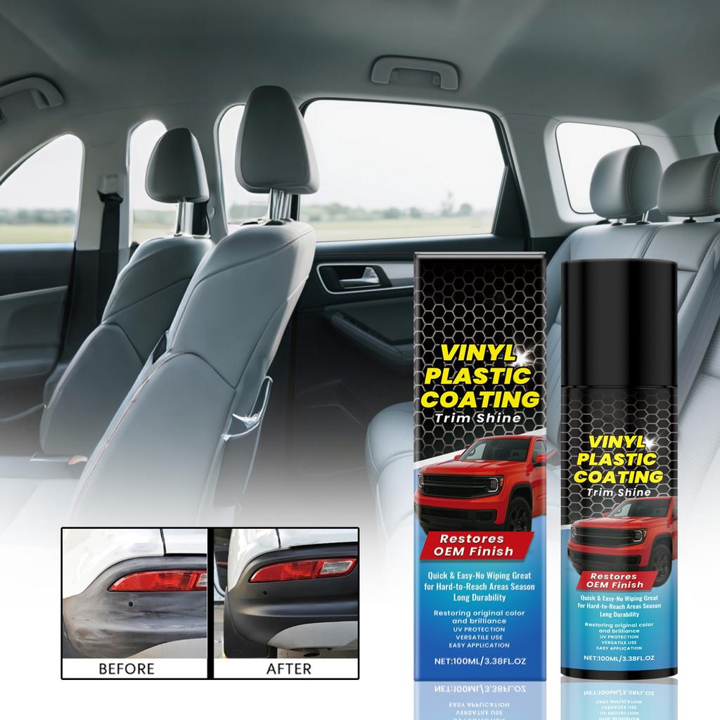 Vinyl And Plastic Aerosol Protective Coatings For Car Interiors And Exteriors That Maintain Paint Color And Prevent Fading,,100ml