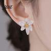 Fine Workmanship Earrings 1 Pair Stud Retro Style Colorful Enamel