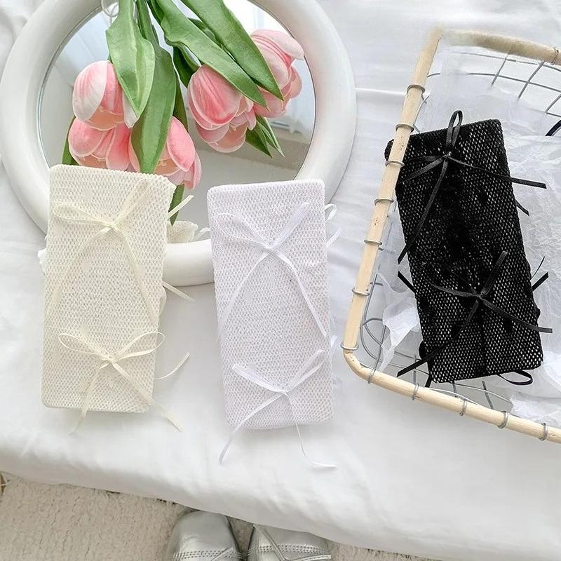 Summer Thin Baby Tights for Girl Mesh Hollow Breathable Pantyhose Bow Ribbon Heart Korean Fashion Kids Legging Stocking Sock