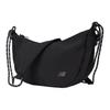 New Fabric Shoulder Bag, Crossbody Bag Unisex Black LAB52402BK