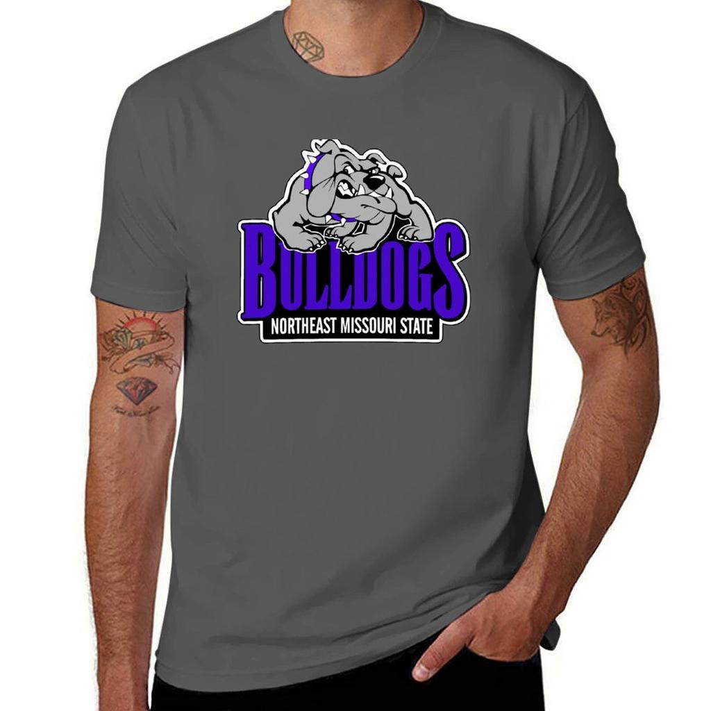 Vintage Northeast Missouri State Bulldogs Logo Tshirt Cotton T Shirts Unisex 100 Cotton T Shirts High Quality Tshirt