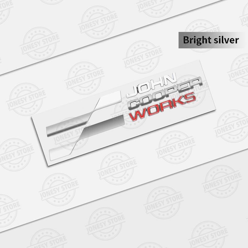 Logo Metallo Auto John Cooper Works Badge 3D Scritta Adesivi Adesivo Baule Per MINI Cooper S JCW R56 R57 R58 R59 R60 R61 F56 F57