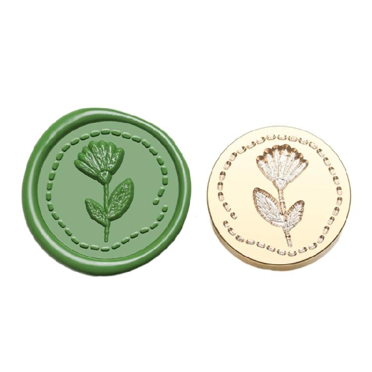 Emboss Wax Seal Stamp Head Removable Sealing Brass Stamp Head for Gift Envelope Invitations Greeting Card Decorations