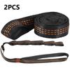 2/4Pcs Hammock Straps Special Reinforced Polyester Straps For Outdoor Camping Black Hammock Straps High Load-bearing Rope Strap