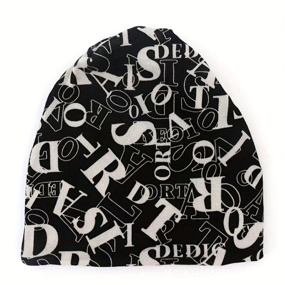 Contrasting Colors Pullover Hat Multifunctional Scarf Pullover Hat Casual Hedging Cap Plaid Print Keep Warm Women's Pile Hat