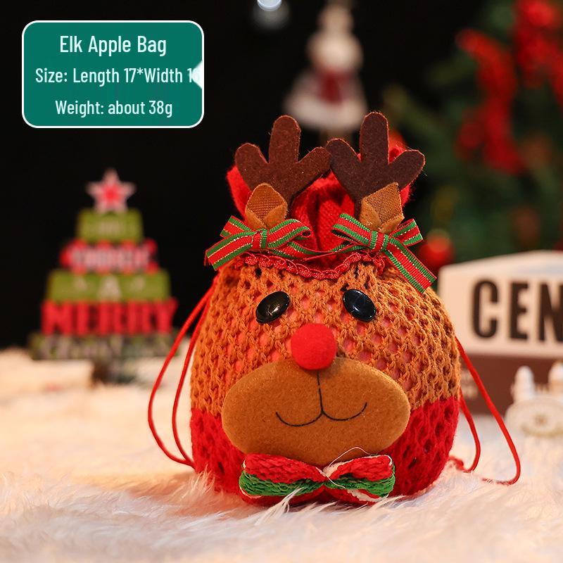 Christmas Eve Apple Candy Gift Tote & Packaging Bag