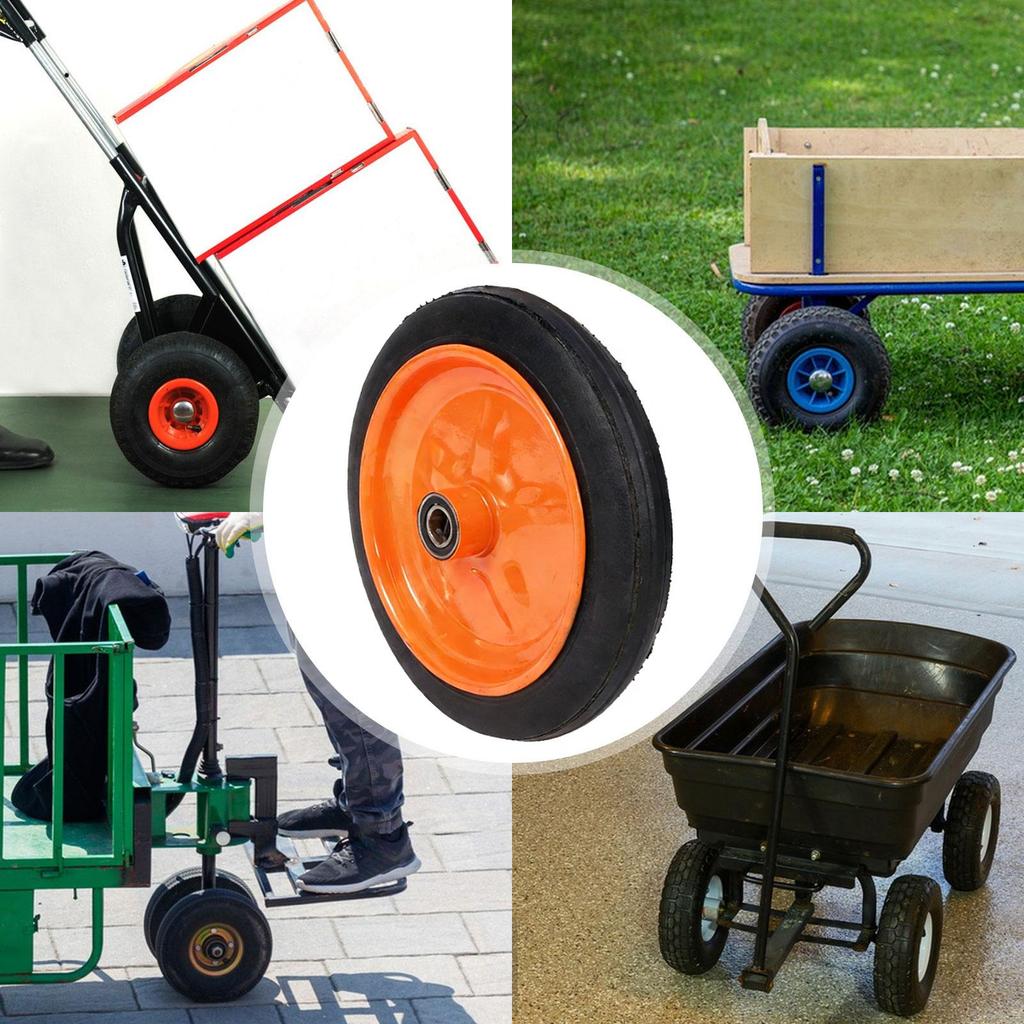 Grill Wheel, Solid Rubber Tire Wheel for Air Compressor