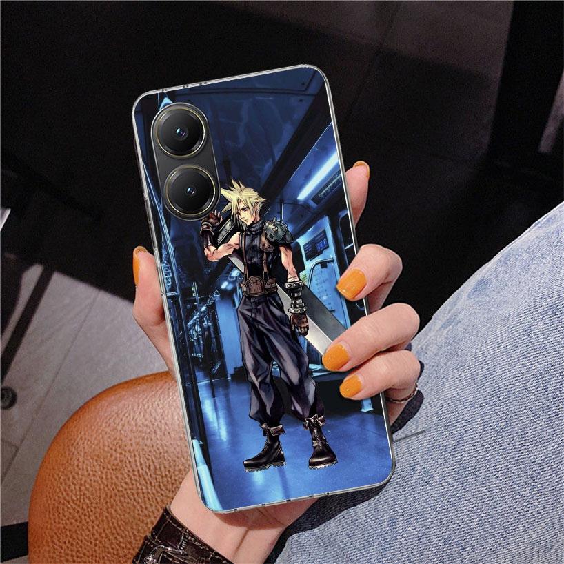 Final Fantasy FF VII Phone Case For Xiaomi Poco X7 X6 X5 Pro F7 Ultra Redmi 15C 15 13C 13 12C 12 10 10A 10C 9 9A 9C 9T Cover Poc