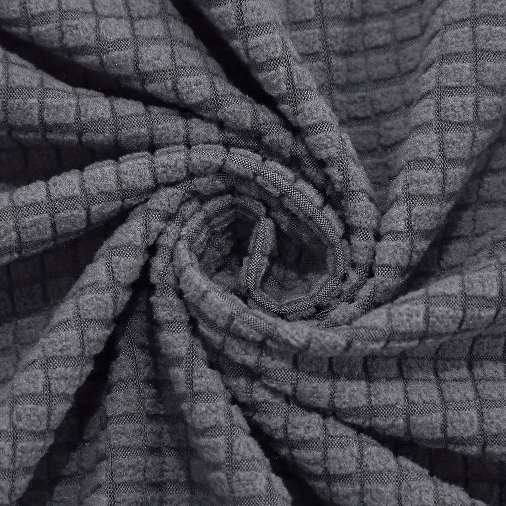 2 Pack Classic Stretch Velvet Armrest Covers for Sofa, Fitted Elastic Band Slipcover Grip, Washable Polyester Spandex Furniture Protector