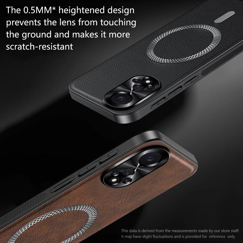 For Huawei Nova 9 SE Pro 10 Youth Case Magnetic Elegant Leather Wear-Resistant Lens Fully Covered Non-Slip Grip Edge Cover Shell