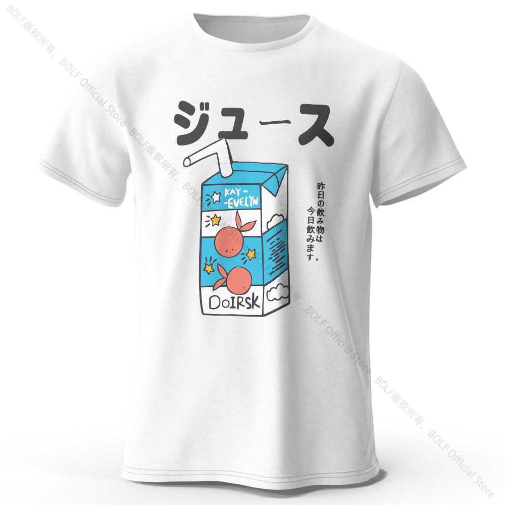 Japanese Soda Pop Anime Printed 100% Cotton T-Shirt, Ultra Soft Round Neck Short Sleeve Tee for Men & Women