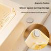 Sink Swan Drain Basket Household Magnetic Kitchen Vegetable Washing Multi-functional Pool Triangular Plastic Water Filter Rack