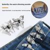 Butterfly Waist Tightener Adjustment Buttons, Jeans Waist Size Reducing Fixed Buckles for Pants Resizing