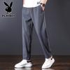 Men's Ice Silk Summer Loose Straight Casual Pants