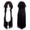 Capitano Cosplay Wig Long Black Wigs For Halloween Christmas Party Man Woman