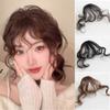 Falešná ofina Vlasový příčesek Komiksový styl Ofina Přirozená Nadýchaná Klip Kudrnatá Přední Ofina Vlasový příčesek Příčesek