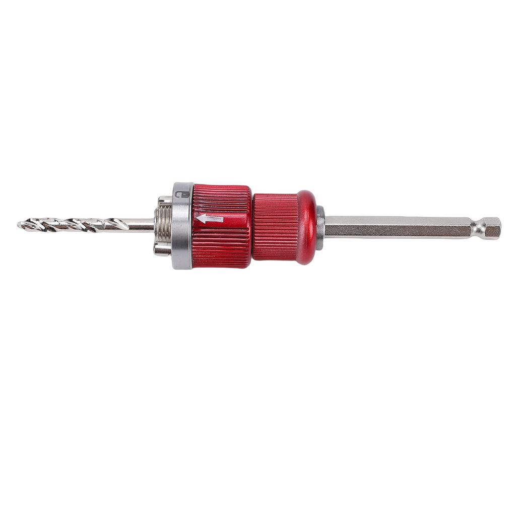Quick Change Hole Saw Arbor with Central Drill Hex Shank Hole Opener Coring Connecting Rod for Iron Wood Acrylic Gypsum