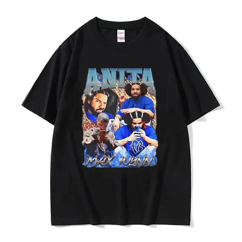 Rapper Drake and Anita Max Wynn Love Funny Meme Graphics T Shirt Unisex Women Casual Kawaii Tshirt Fashion Vintage Tees Streetwear