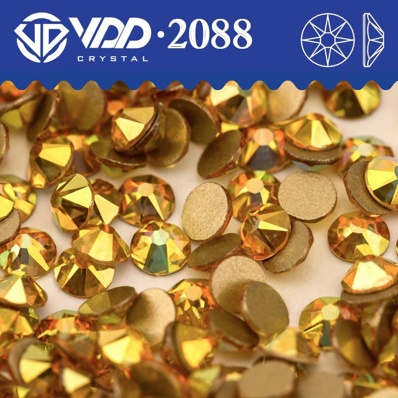 VDD SS16-SS30 High Quality 2088 Rhinestones Crystal Flatback 8 Big 8 Small 16cut Stones for DIY Crafts Nail Art Decoration