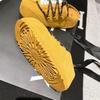Damskor Mules Plattformsula Tåskydd Snörning Dekoration Damslipprar Klänning Ko Mockskinn Koreansk Stil Fritid Zapatillas De Mujer