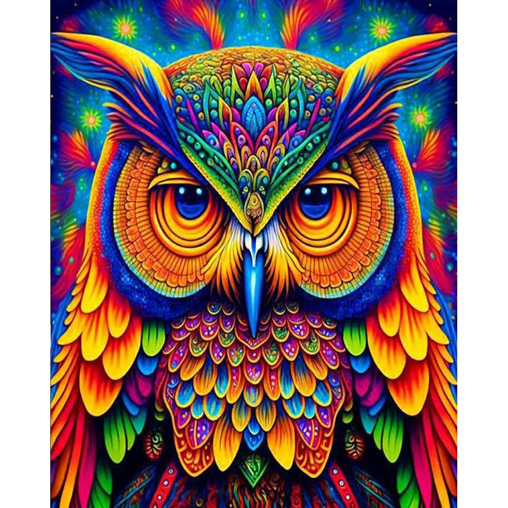 

5D DIY Full Round Drill Diamond Painting Coloured Animal Kit Home Decoration