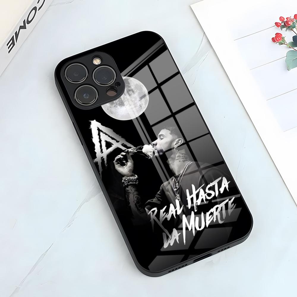 

Anuel AA Phone Case For IPhone 17 Pro Max 15 Pro 16 14 Plus 12 13 Mini 11 Pro Shockproof Glass Cover iPhone13 ProMax