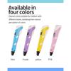 New 3D Printing Pen DIY Drawing with 9 Meters PLA Filament, 3D Graffiti Toy, Children's Birthday Joyful Festival Gift, Art Tool