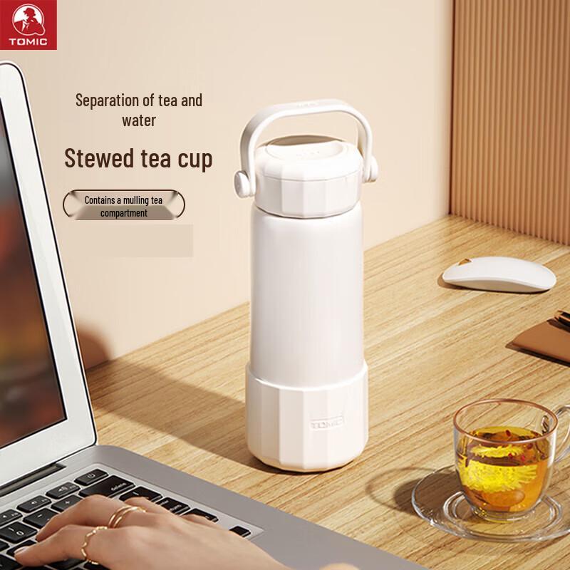 TOMIC 316 Stainless Steel Insulated Portable Tea Infuser Mug
