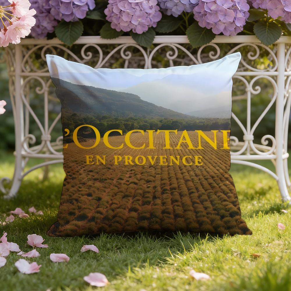 L-L'Occitane Cushion Cover Home & Car Dual-Scene Pillow Cover: Reversible for Premium Comfort