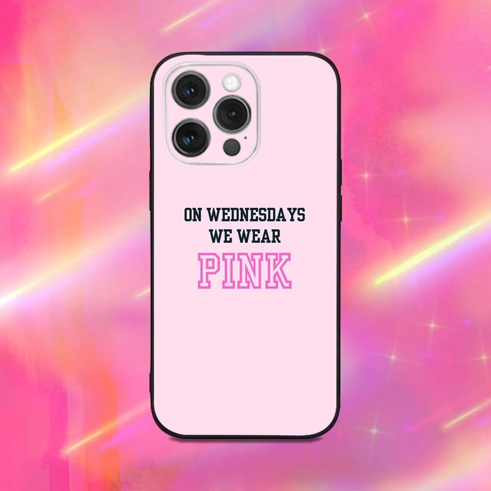 M-Mean G-Girls Burn Book Phone Case For iPhone 16,15,14,13,12,11,Pro,Max,Plus,X,XS,XR,SE,8,7,Mini,Soft Silicone Black Case