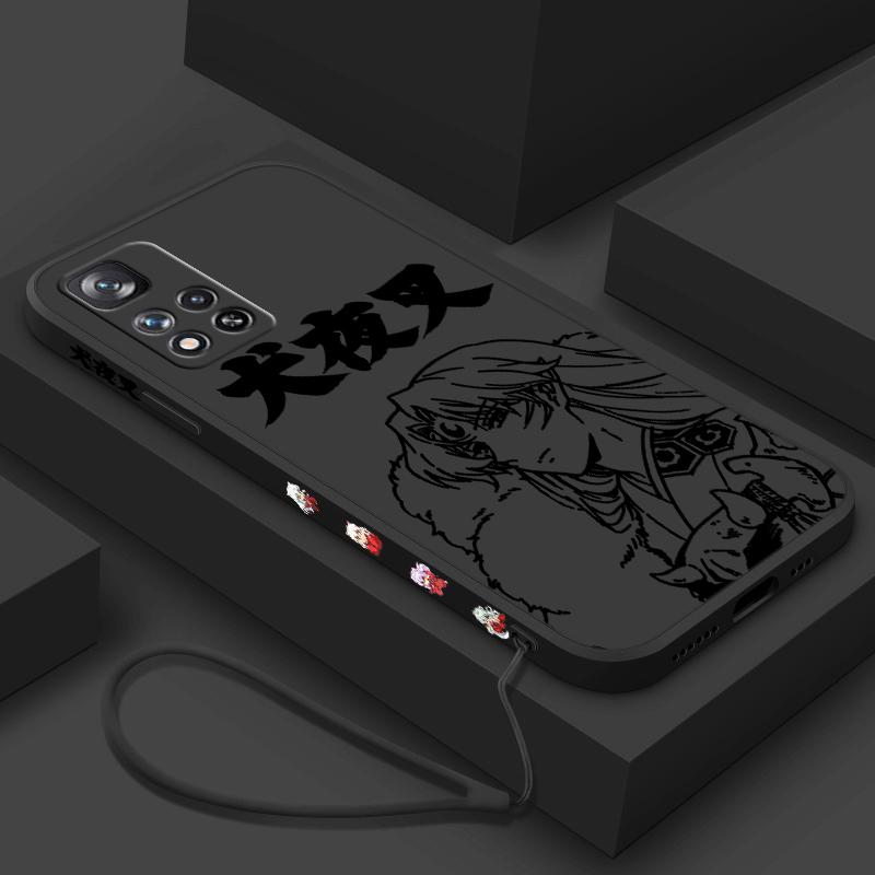 Inuyasha Anime Niedlich Für Xiaomi Redmi Note 12 11T 11S 11E 10S 10T 10 9S 9T 8 Pro Plus Lite Flüssig Links Seil Handyhülle