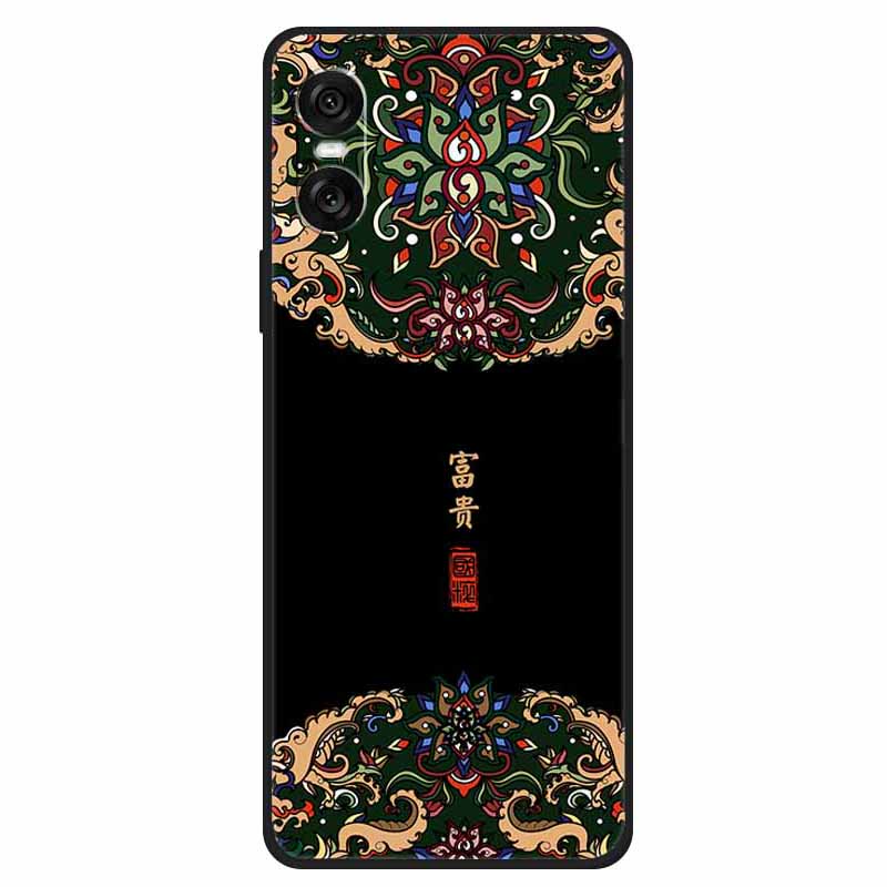 Etui na Sony Xperia 10 VI Unikalny Wzór Drukowany TPU Odporny na Upadki Pokrowiec na Telefon