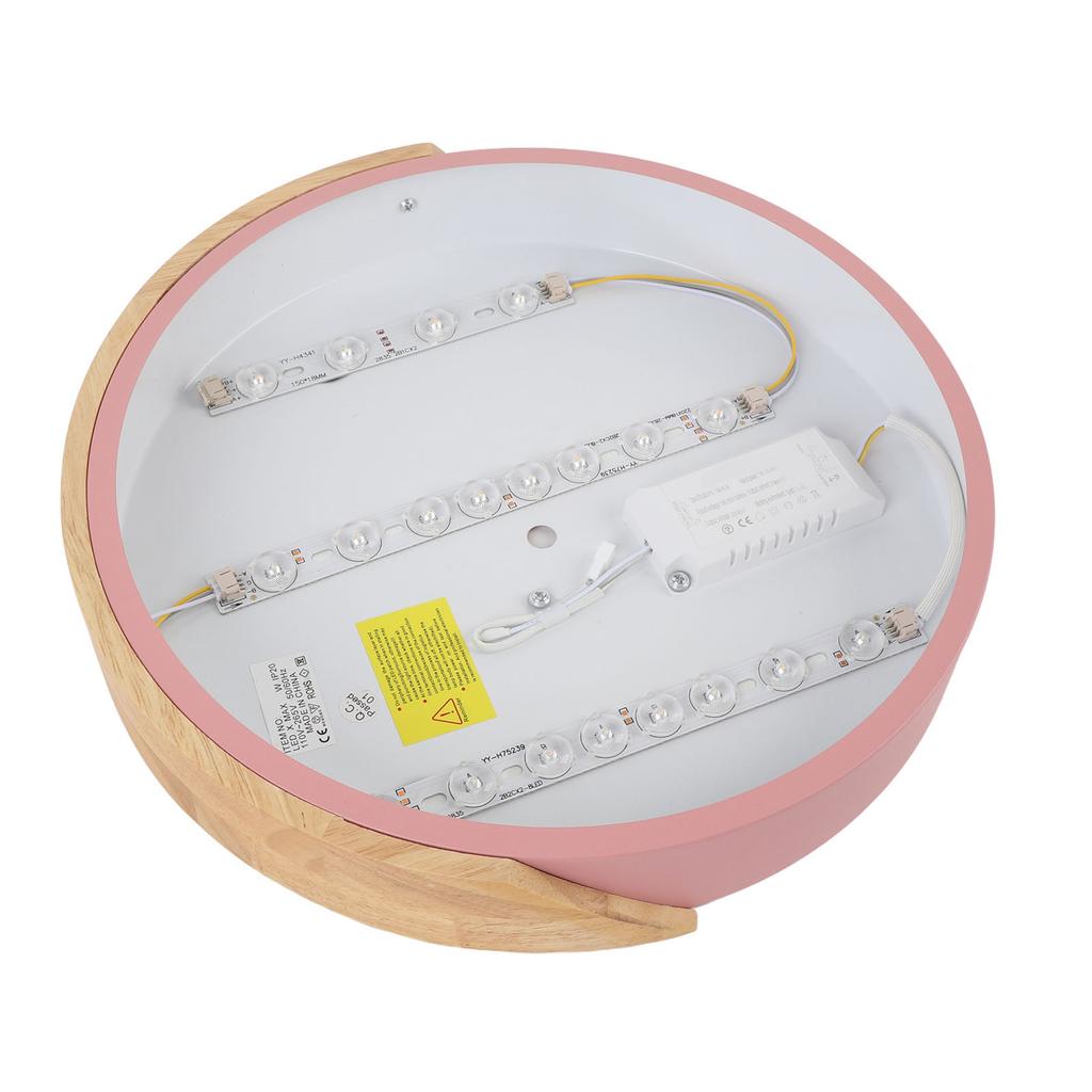 LED Ceiling Light Modern Round Dimming Indoor Flush Mount Lamp with Remote Controller for Bedroom