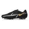 Nike Phantom GT 2 Academy Artificial Turf AG (Rubber Short Studs) Non-Slip Durable Soccer Shoes Unisex Soccer Shoes Black Gold DC0798-007