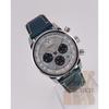 Used A high-quality chronograph watch suitable for an adult's watch [Detailed dial with tachymeter x craft leather selection/new] Panda color dial 