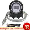 AD 52mm Exhaust Temperature Gauge 30~130×10℃ Digital Exhaust Gas Temp Gauge 20 LED EXT Gauge Car Meter with Exhaust Temp Sensor