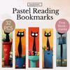 32pcs, Abstract Black Cat Bookmark, Back To School, Christmas, Halloween, Suitable for Teachers, Readers, Birthday Gifts.