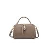 Top-layer Cowhide Boston Bag, Versatile Vintage Women's Bag, Simple Shoulder and Crossbody Bag, 2025 New Genuine Leather Bag