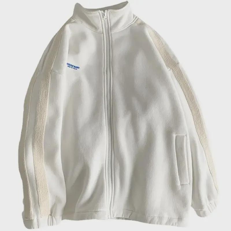 Pánská streetwearová tepláková souprava ve stylu Hongkongu: Volný trendy svetr a kalhoty s dlouhým rukávem, ležérní jarní/podzimní dvoudílný set