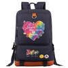 Autism Awareness LOVE Puzzle Print Back To School Backpack Casual Daypack Large Capacity Student Bookbag for Boys Girls Travel