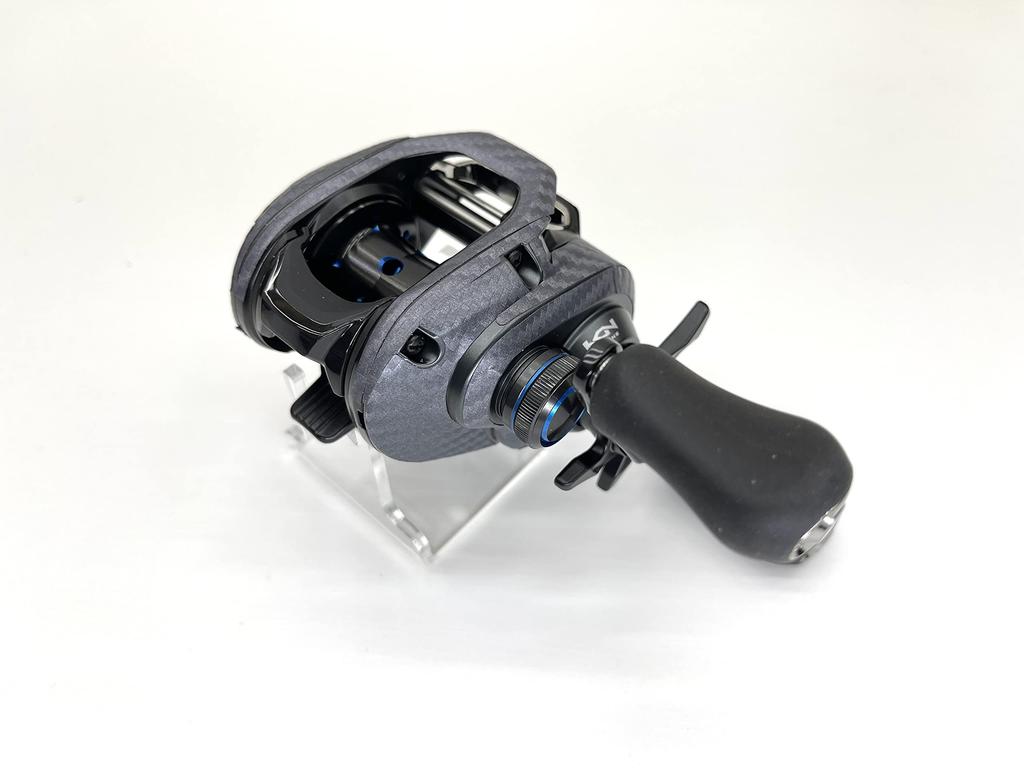 CUSTOM Custom Decal for YOROI and MGL Baitcasting Scratch Protection SEAT.JP 24SLX, 19SLX, Reels, (Silver, Right-Handed)