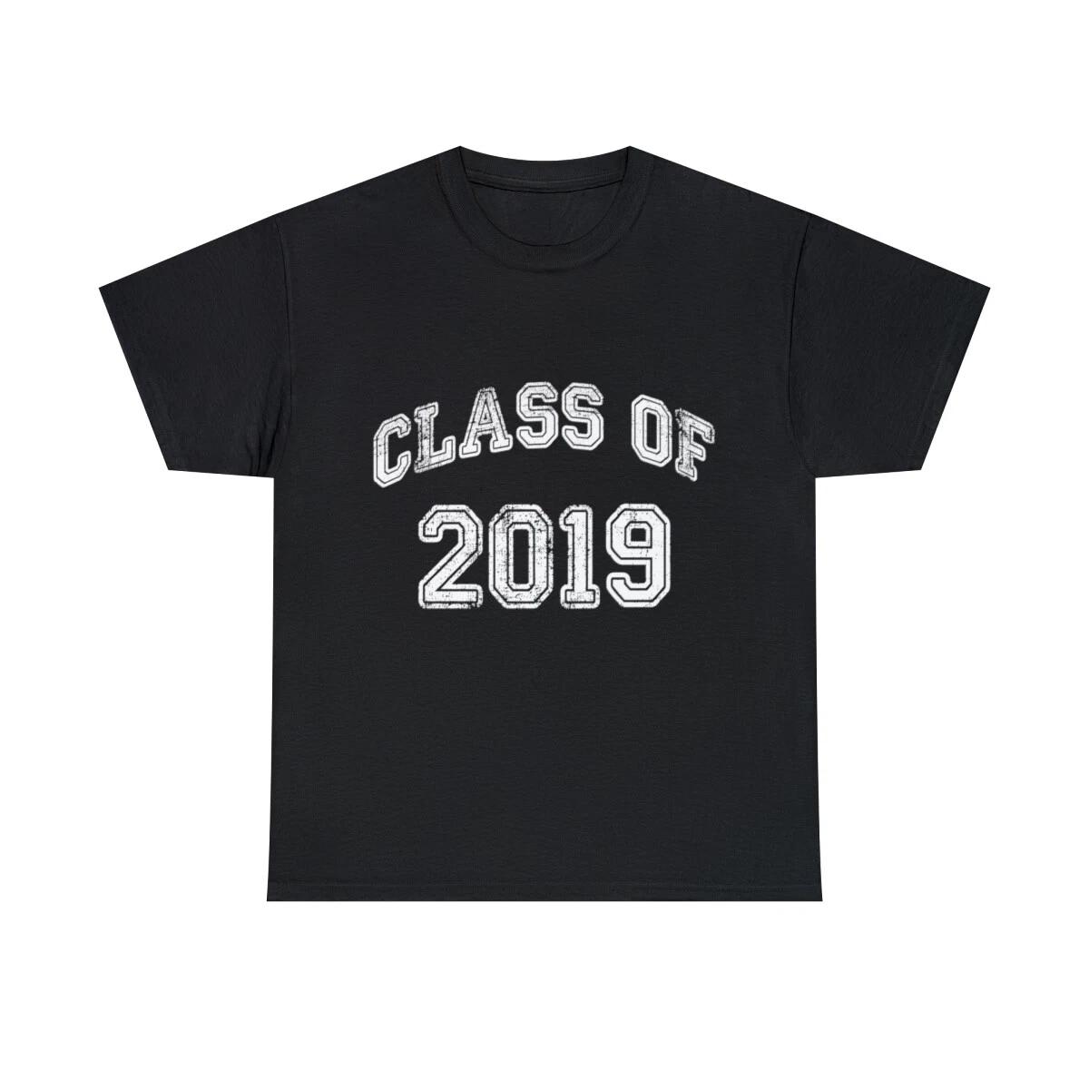Футболка с графическим принтом  Выпуск 2019 , S-5XL XL