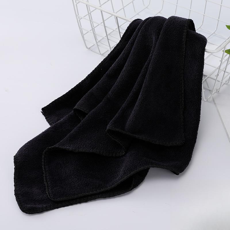 

180СМ Х 80СМ Високі Великі Абсорбуючі Мікрофіброві Мочалки Ідеальні Великі Пляжні Банні Душові Рушники 180x80cm чорний