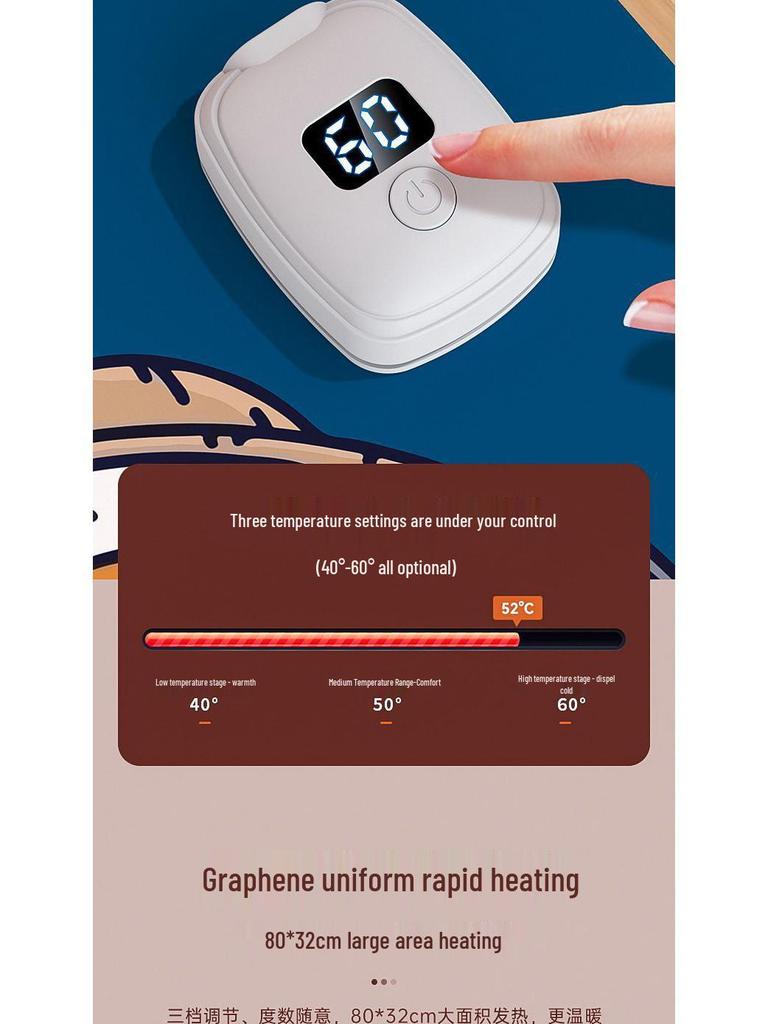 Large Heated Cartoon Desk Pad – Thick, Constant Temperature Mouse Pad for Home & Office