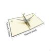 3D Aircraft Greeting Card DIY Paper Craft Multipurpose Fine Craftsmanship Accessory for Men and Kids