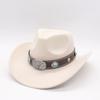 High-End Western Cowboy Hat Vacation Travel Ethnic Style Tibetan Woolen Jazz Top Hat