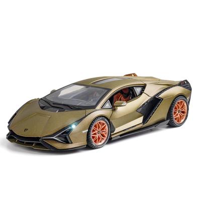 1/18 Lambor FKP63 Modelo de coche deportivo de aleación Juguetes Vehículos de fundición a presión de metal Modelos de alta simulación Colecciones Regalos de cumpleaños para niños