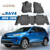 LUTEHIL TPE Floor Mats for Toyota RAV4 2014-2019 Custom Fit All-Weather Car Floor Liners Waterproof Auto Interior Accessories
